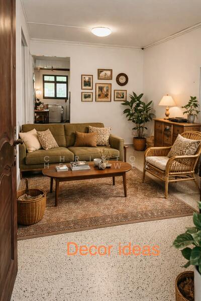 Living Room STAGED BY AI