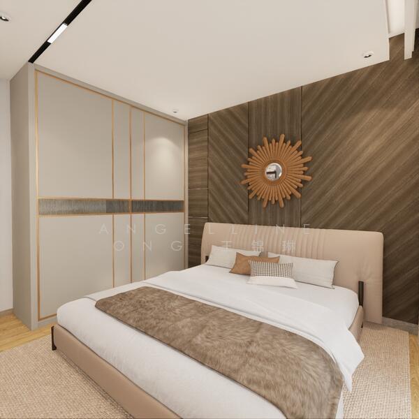 Master Bedroom AI Staging