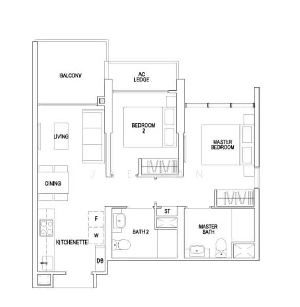 Parc Riviera, 101 West Coast Vale, 2 Bedrooms, 646 sqft, Condominium For Rent, by Jae Tan, 25581586 - PropertyGuru.com.sg