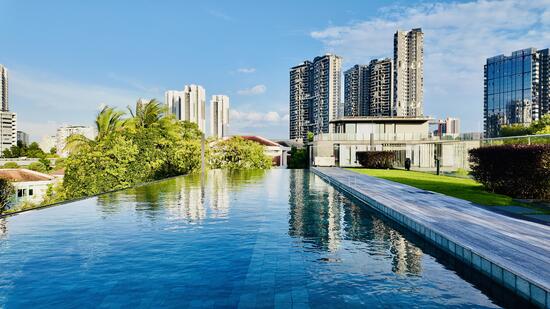 Zen inspired Bungalow with 30m frontage on elevated ground multi generation living.