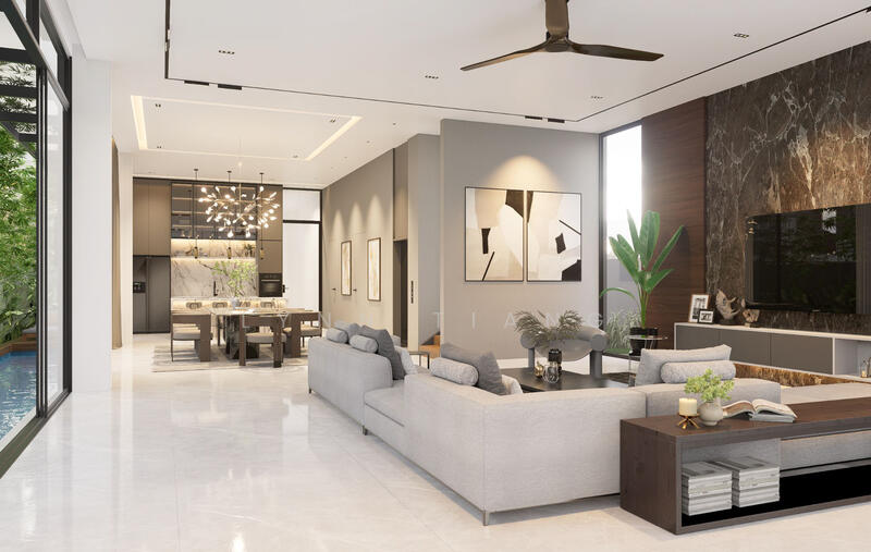 ❤️GIANT⚡️Closing Soon! Brand-New Bungalow with Pool & Lift in Siglap, East Coast Road, Siglap Road, Jalan Tua Kong, 9 Bedrooms, 12,200 sqft, Bungalow House For Sale, by Lynn Tiang, 25582763 - Living Room - PropertyGuru.com.sg