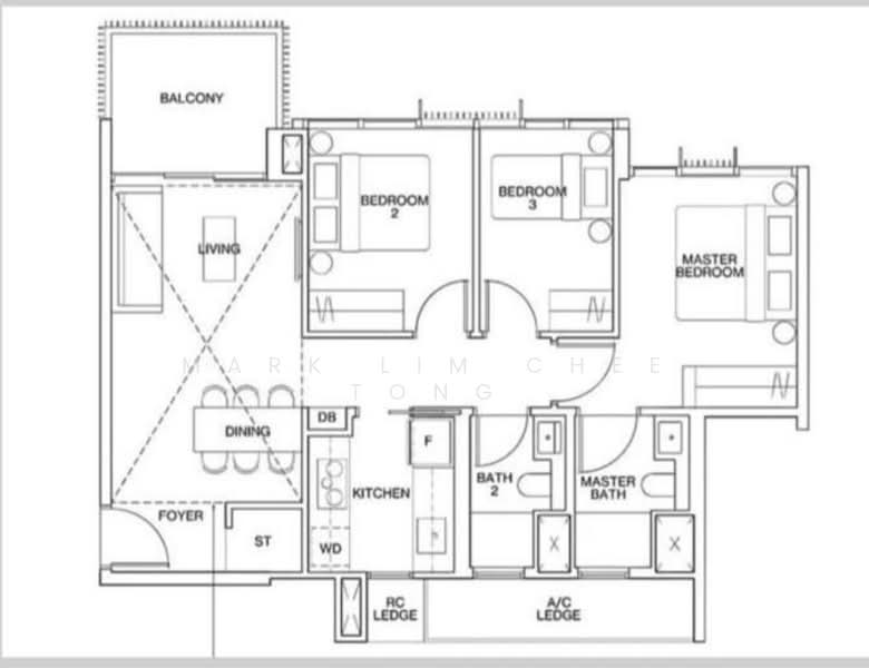 KI Residences At Brookvale, 14 Brookvale Drive, 3 Bedrooms, 861 sqft, Condominium For Rent, by Mark Lim Chee Tong, 25586995 - PropertyGuru.com.sg
