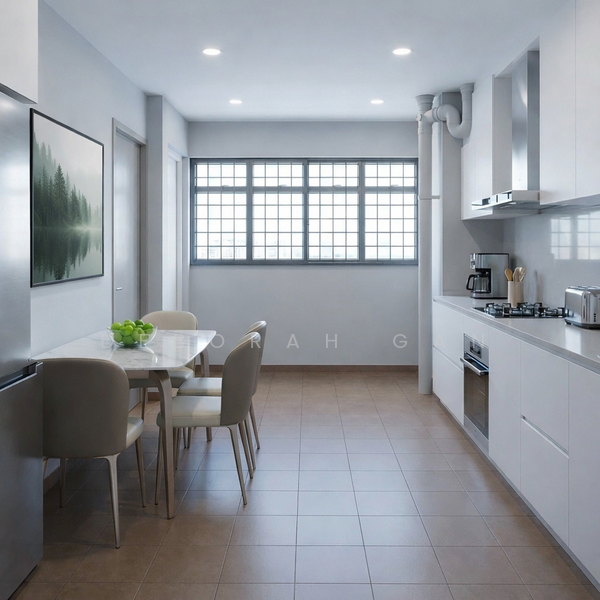 Kitchen virtual staging 