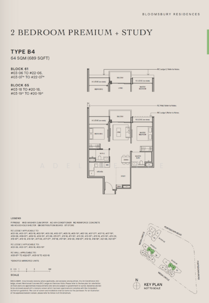 Bloomsbury Residences, 61 Media Circle, 2 Bedrooms, 678 sqft, Apartment For Sale, by Adeline Lee, 25590051 - PropertyGuru.com.sg