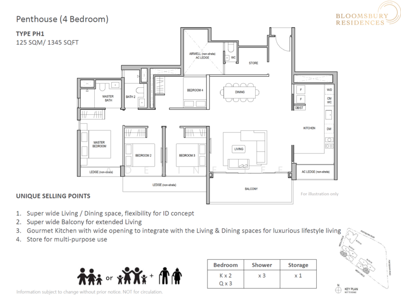 Bloomsbury Residences, 61 Media Circle, 2 Bedrooms, 678 sqft, Apartment For Sale, by Adeline Lee, 25590051 - PropertyGuru.com.sg