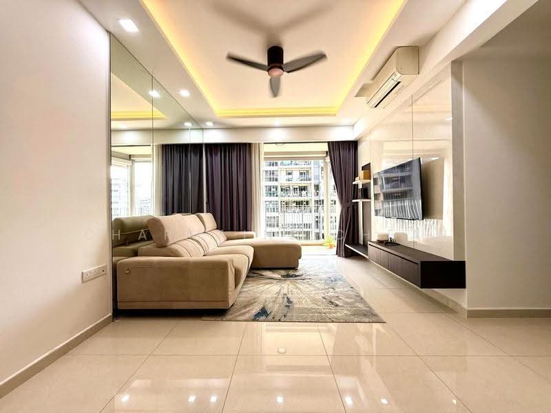 Hundred Palms Residences, 276 Yio Chu Kang Road, Hougang / Punggol / Sengkang, 3 Bedrooms, 915 sqft, Executive Condominium For Rent, by Charmaine Cheah, 25593552 - Living Room - PropertyGuru.com.sg