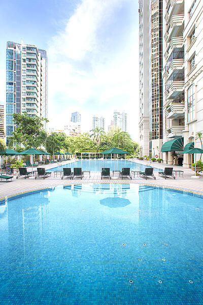 Leonie Condotel, 2 Leonie Hill Road, 4 Bedrooms, 2,770 sqft, Condominium For Rent, by Xavier Aw (欧伟廷), 25594625 - Pool - PropertyGuru.com.sg