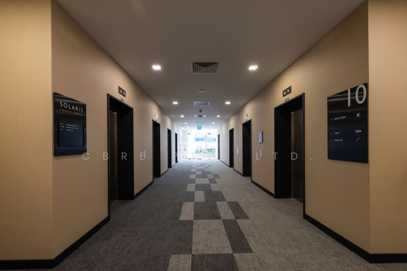 Solaris @ one-north, 1 Fusionopolis Walk, 2,650 sqft, Business / Science Park For Rent, by CHUA SIQIN, 25595719 - Corridor - CommercialGuru.com.sg