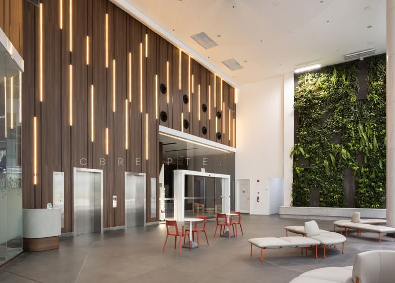 Solaris @ one-north, 1 Fusionopolis Walk, 2,650 sqft, Business / Science Park For Rent, by CHUA SIQIN, 25595719 - Lobby - CommercialGuru.com.sg