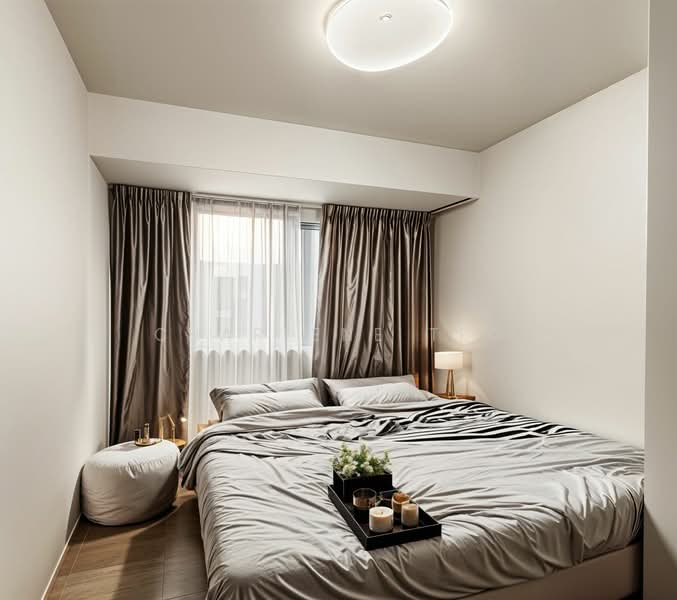 Regent Residences, 1091 Serangoon Road, 2 Bedrooms, 818 sqft, Condominium For Rent, by Charlene Teo, 25596965 - Master Bedroom - PropertyGuru.com.sg