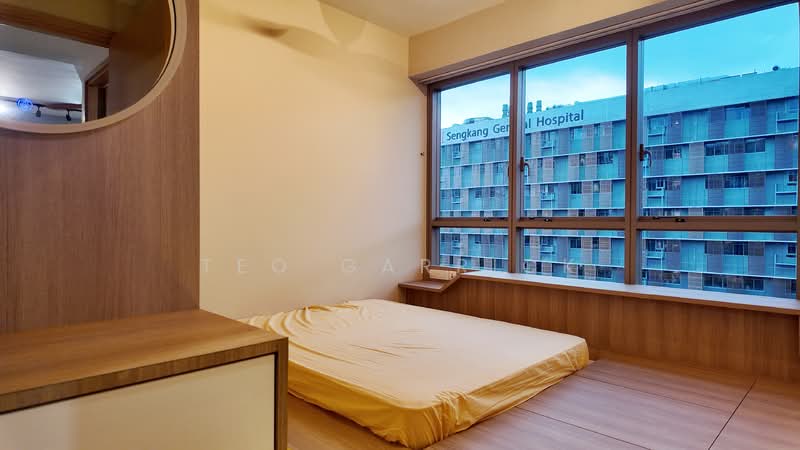 The Vales, 79 Anchorvale Crescent, 2 Bedrooms, 764 sqft, Condominium For Rent, by Teo Garrick, 25597324 - Master bedroom - PropertyGuru.com.sg