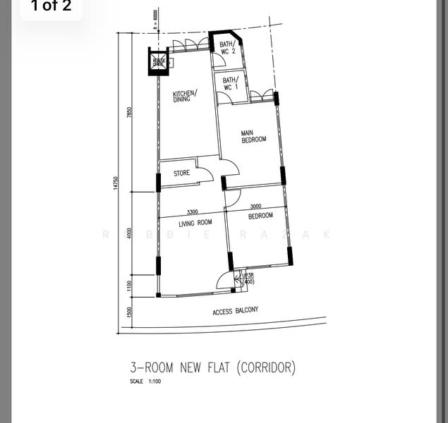 247 Jurong East Street 24, 247 Jurong East Street 24, 2 Bedrooms, 732 sqft, HDB Flat For Sale, by Robbie Razak, 25597720 - PropertyGuru.com.sg