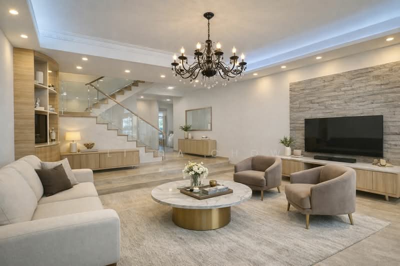 Economy Grew! Yet this house is cheap. Grab this house now, Holland Grove Road, 3 Bedrooms, 2,740 sqft, Terraced House For Sale, by Linda Chow, 25597833 - This image is ID rendered . Showing you how this house can be renovated  - PropertyGuru.com.sg
