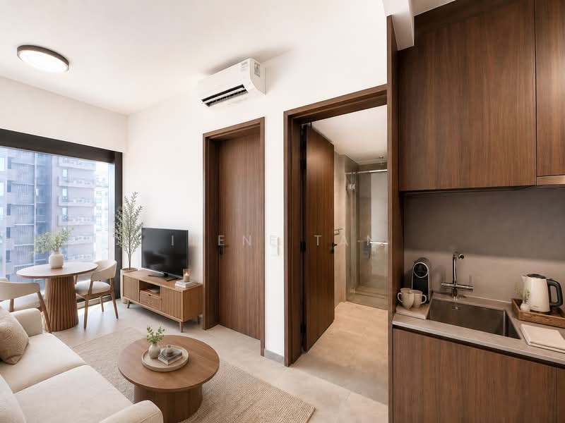 Midtown Modern, 16 Tan Quee Lan Street, 1 Bedroom, 409 sqft, Condominium For Rent, by Irene Tan, 25598223 - Living Room - PropertyGuru.com.sg