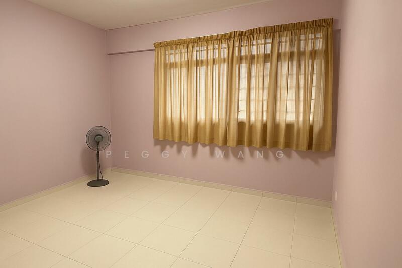 Common bedroom 1. Digitally decluttered photo.