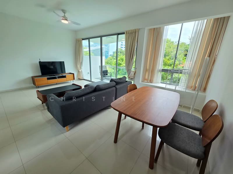 One-North Residences, 7 One-North Gateway, 2 Bedrooms, 1,033 sqft, Apartment For Rent, by Christine Teo, 25600591 - Living Room - PropertyGuru.com.sg