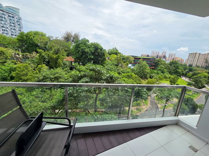 One-North Residences, 7 One-North Gateway, 2 Bedrooms, 1,033 sqft, Apartment For Rent, by Christine Teo, 25600591 - Balcony - PropertyGuru.com.sg