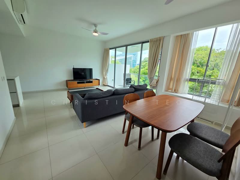 One-North Residences, 7 One-North Gateway, 2 Bedrooms, 1,033 sqft, Apartment For Rent, by Christine Teo, 25600591 - Living Room - PropertyGuru.com.sg