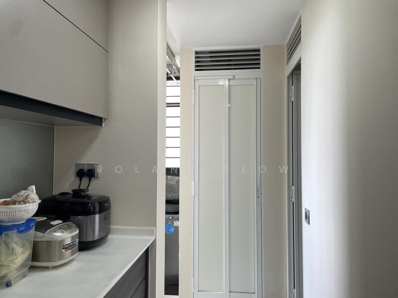 Utility Room and Toilet on Right