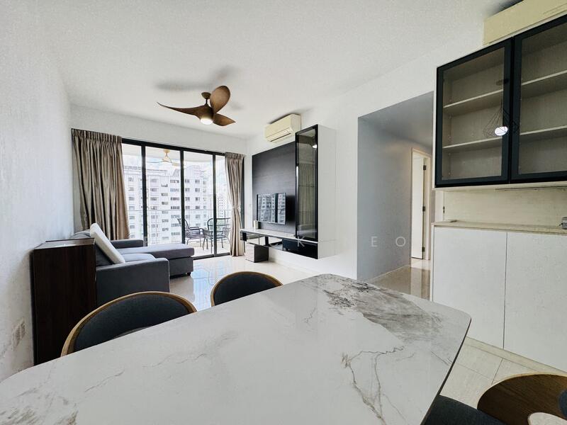 Riversound Residence, 5 Sengkang East Avenue, 3 Bedrooms, 904 sqft, Condominium For Rent, by Patrick Neo, 25601635 - Living Room - PropertyGuru.com.sg