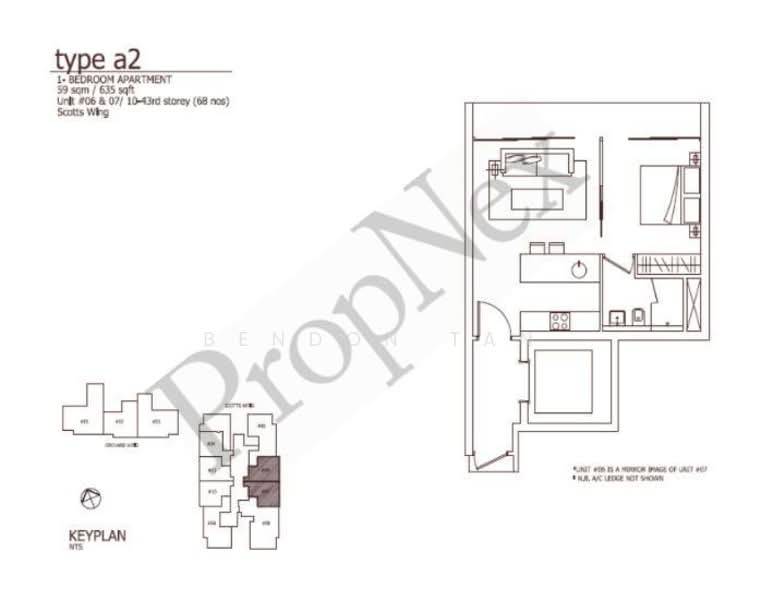 Scotts Square, 6 Scotts Road, 1 Bedroom, 635 sqft, Apartment For Rent, by Bendon Tan, 25603781 - PropertyGuru.com.sg