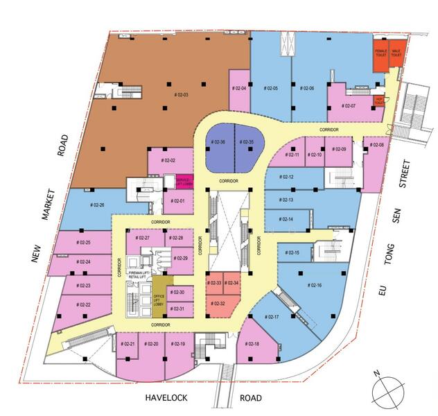 Havelock II, 2 Havelock Road, 258 sqft, Other Retail For Sale, by Alson Ong, 25604001 - CommercialGuru.com.sg