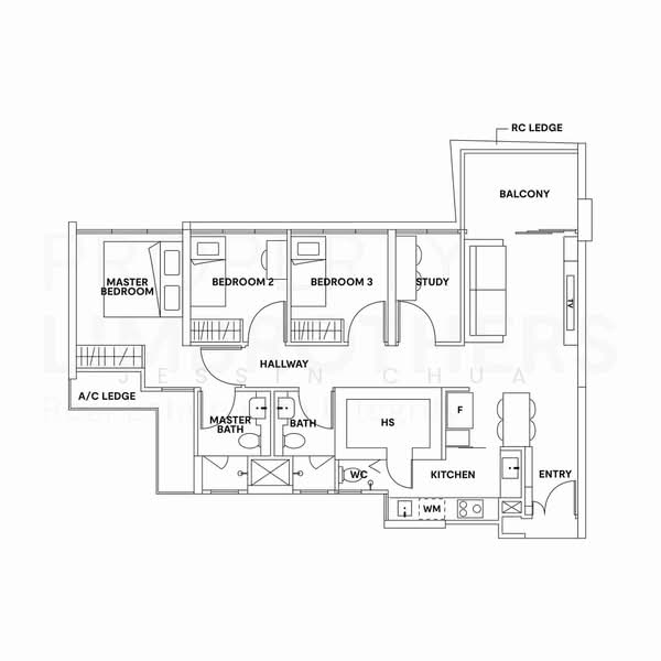 The Trilinq, 28A Jalan Lempeng, 3 Bedrooms, 1,044 sqft, Condominium For Sale, by Jessin Chua, 25604905 - PropertyGuru.com.sg