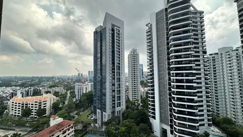 Pullman Residences, 18 Dunearn Road, 2 Bedrooms, 667 sqft, Condominium For Rent, by Lay Hoon Grace Ser, 25605705 - View from Mater Bedroom - PropertyGuru.com.sg