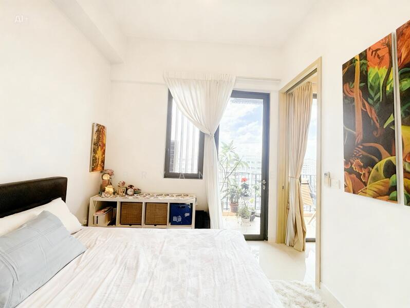 Current wall is light purple - picture depicting white walls.