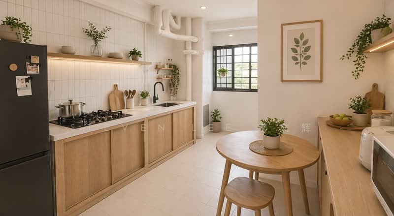 231 Hougang Street 21, 231 Hougang Street 21, 4 Bedrooms, 1,593 sqft, HDB Flat For Sale, by Steven Lee 李文辉, 25609868 - Renovated Kitchen - PropertyGuru.com.sg