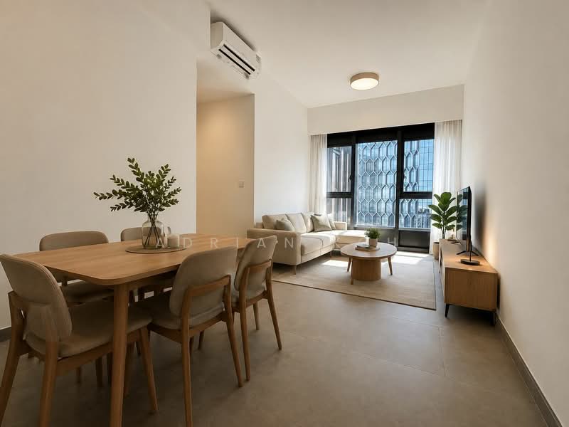 Midtown Modern, 16 Tan Quee Lan Street, 3 Bedrooms, 904 sqft, Condominium For Rent, by Adrian Koh, 25611388 - Living Room - PropertyGuru.com.sg