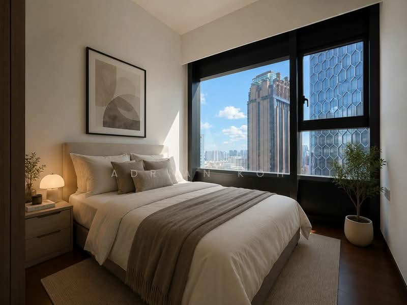 Midtown Modern, 16 Tan Quee Lan Street, 3 Bedrooms, 904 sqft, Condominium For Rent, by Adrian Koh, 25611388 - Bedroom - PropertyGuru.com.sg