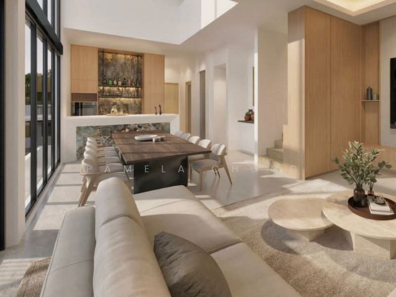 TREVOSE AREA ⭐️ LEFT 1! BESPOKE BRAND NEW CORNER TERRACES⭐️WALK TO BOTANIC GARDEN/MRT ☎️PAM 90228600, , 5 Bedrooms, 7,898 sqft, Corner Terrace For Sale, by Pamela Chong, 25612772 - Dining Room - PropertyGuru.com.sg