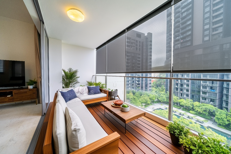 Rendered Photo for Balcony, this photo is for illustration purposes only.