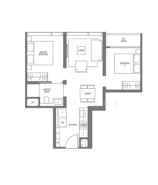 Midtown Modern, 18 Tan Quee Lan Street, 2 Bedrooms, 592 sqft, Condominium For Rent, by Ken CHONG, 25614134 - PropertyGuru.com.sg