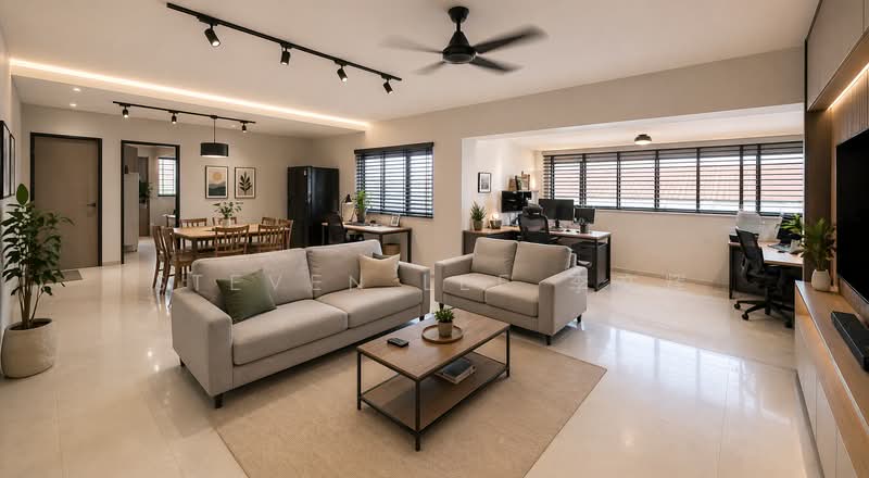 654 Hougang Avenue 8, 654 Hougang Avenue 8, 3 Bedrooms, 1,600 sqft, HDB Flat For Sale, by Steven Lee 李文辉, 25615361 - Living Room - PropertyGuru.com.sg