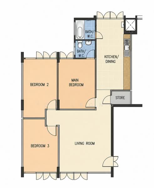 634 Ang Mo Kio Avenue 6, 634 Ang Mo Kio Avenue 6, 3 Bedrooms, 980 sqft, HDB Flat For Sale, by Ice Leong, 25616454 - PropertyGuru.com.sg