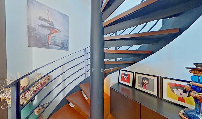 Lighthouse, 161 Jalan Loyang Besar, Changi Airport / Changi Village, 2 Bedrooms, 1,797 sqft, Condominium For Sale, by Jennifer Tan, 25616981 - Spiral Staircase to Rooftop Terrace - PropertyGuru.com.sg