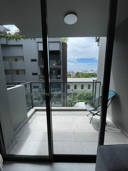 The Antares, 21 Mattar Road, 1 Bedroom, 452 sqft, Condominium For Rent, by Fendy Lee, 25617140 - Balcony - PropertyGuru.com.sg