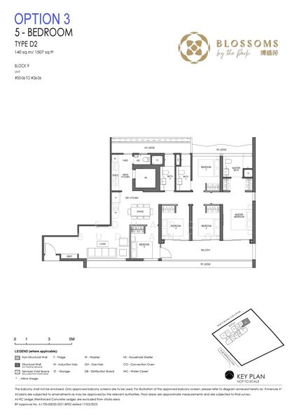 Blossoms By The Park Condominium For Sale at S$ 3,596,000 | PropertyGuru Singapore