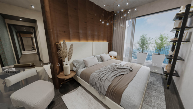 Blossoms By The Park Condominium For Sale at S$ 3,596,000 | PropertyGuru Singapore - Master Bedroom