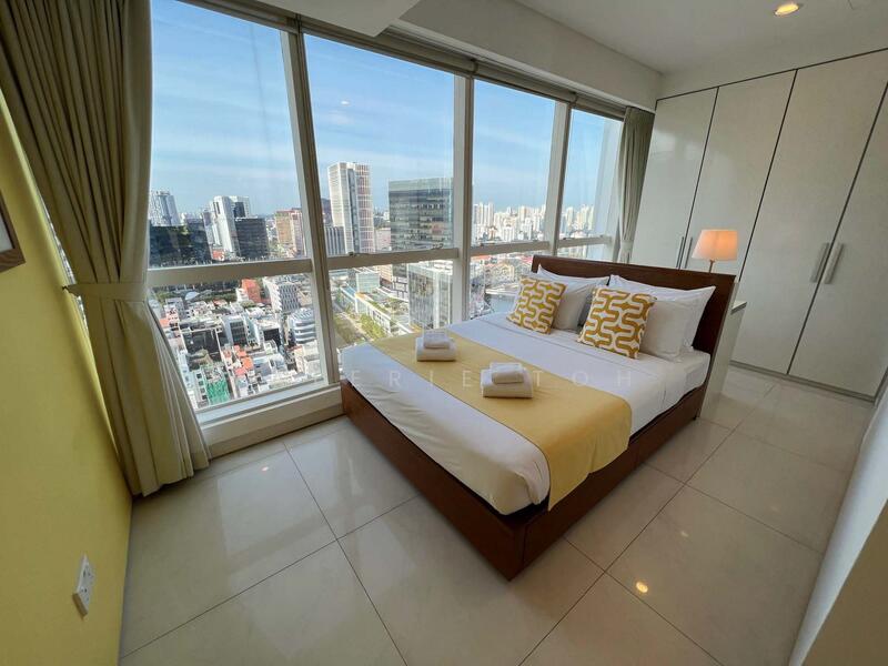 One North Bridge, 1 North Bridge Road, 1 Bedroom, 463 sqft, Apartment For Rent, by Valerie Toh, 25618880 - Master Bedroom - PropertyGuru.com.sg
