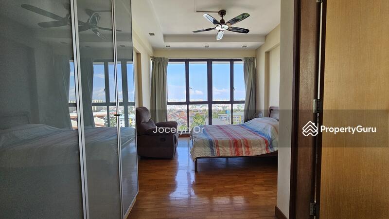 Huge master bedroom. Great view
