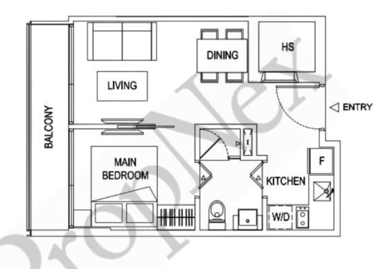 The Octet, 25 Lorong 24 Geylang, 1 Bedroom, 431 sqft, Apartment For Rent, by Chee Yun Xuan, 25621023 - PropertyGuru.com.sg