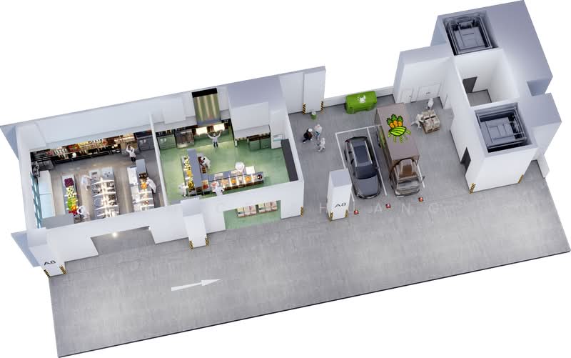 SmartFood@Mandai, 10 Mandai Estate, 1,862 sqft, Factory / Workshop (B2) For Rent, by Jonice Chuang, 25625968 - Car Park - CommercialGuru.com.sg