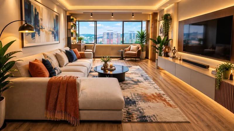 357 Clementi Avenue 2, 357 Clementi Avenue 2, Buona Vista / West Coast / Clementi New Town, 3 Bedrooms, 1,259 sqft, HDB Flat For Sale, by Barry Kwok, 25627765 - Living Room - PropertyGuru.com.sg