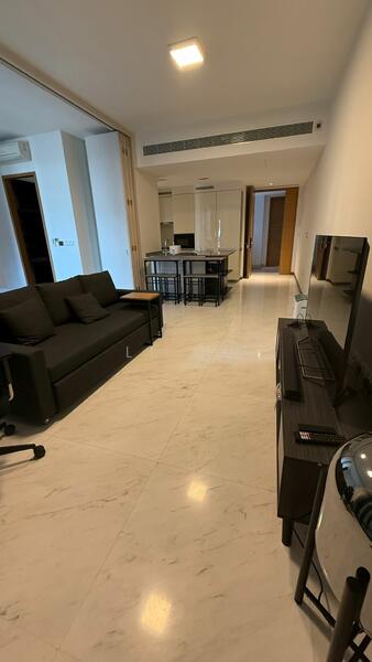 Marina One Residences, 21 Marina Way, 1 Bedroom, 753 sqft, Condominium For Rent, by Li Ou, 25630416 - Living Room - PropertyGuru.com.sg