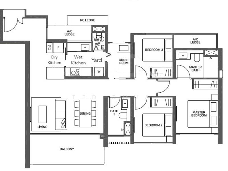 The Clement Canopy, 18 Clementi Avenue 1, 3 Bedrooms, 1,109 sqft, Condominium For Sale, by Ted Chua, 25630591 - PropertyGuru.com.sg