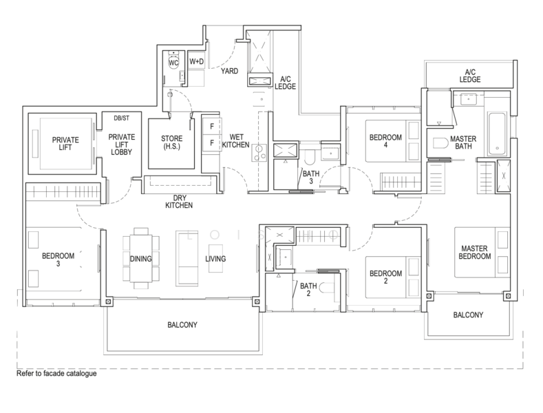 Irwell Hill Residences, 2 Irwell Hill, 4 Bedrooms, 1,582 sqft, Condominium For Rent, by Lois Ho, 25631119 - PropertyGuru.com.sg