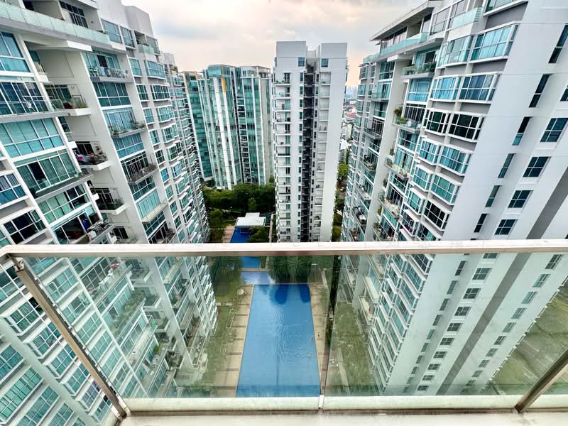 Pool View from Master Balcony